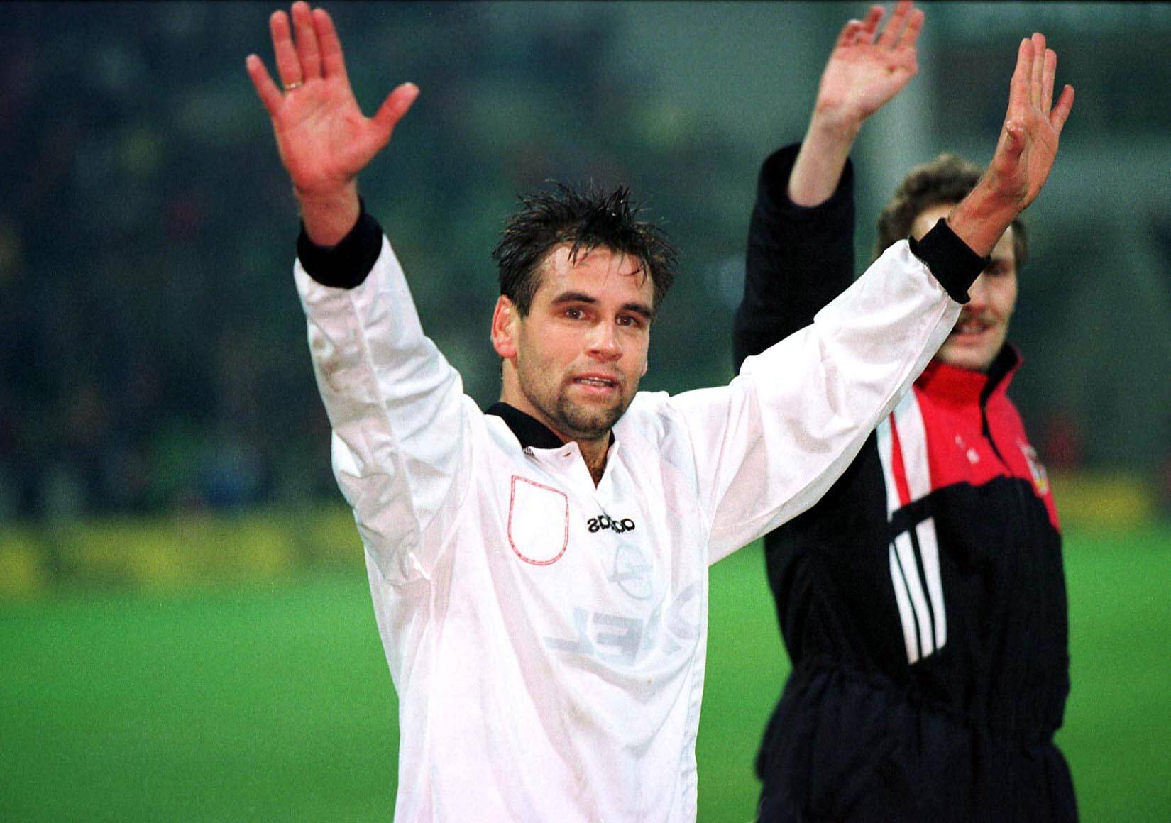 Bayern-Schreck und Leverkusen-Ikone Ulf Kirsten spielt zwischen 1990 und 2002. Foto: Imago Images